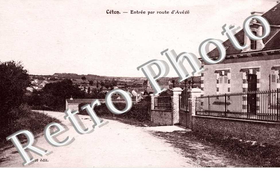 Entrée par route d&#039;Avézé