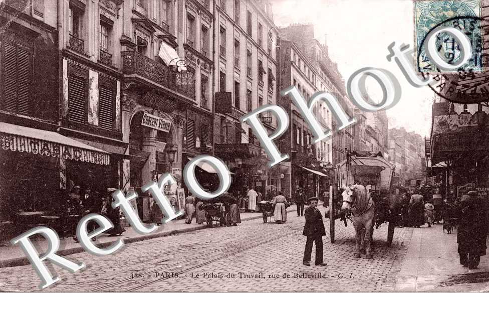 Le Palais du Travail - Rue de Belleville