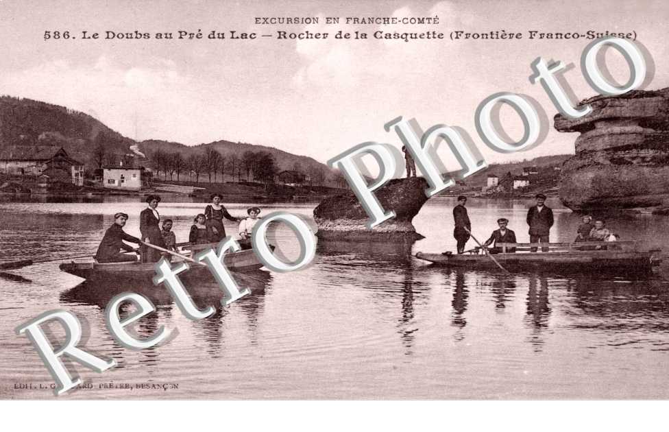 Le Doubs au Pre du lac Rocher de la Casquette