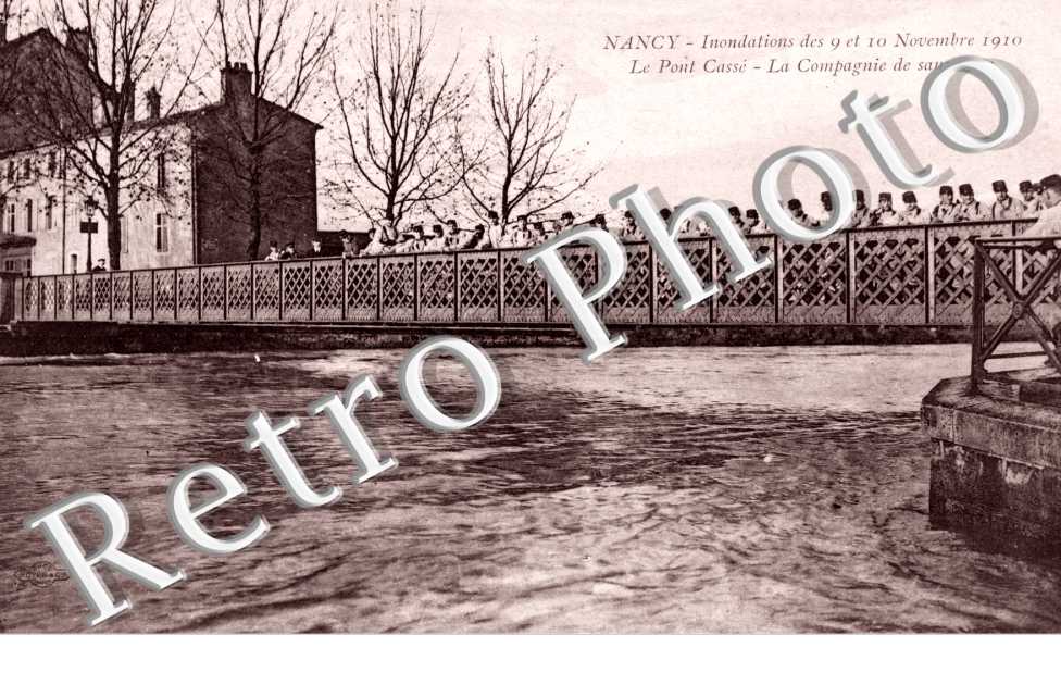 Le pont casse La compagnie de sauvetage inondations des 9 et 10 novembre 1910