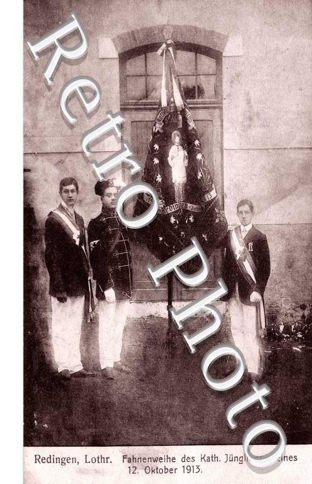 Fahnenweihe des Kath. Junglingsvereines 12 oktober 1913