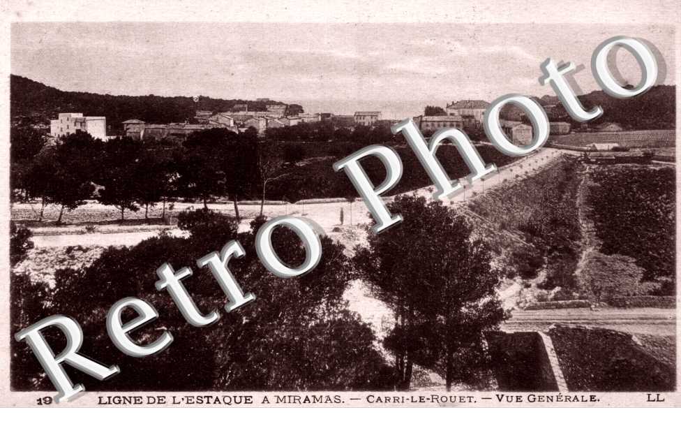 Ligne de l&#039;Estaque a Miramas, vue generale