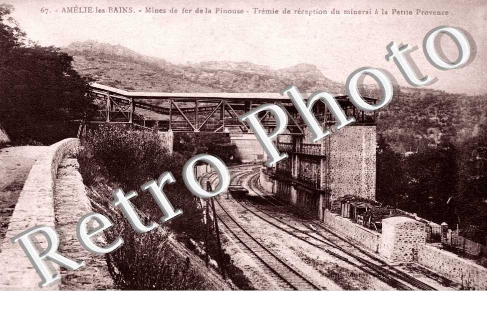 Mines de fer de la Pinouse Tremie de reception du minerai a la Petite Provence