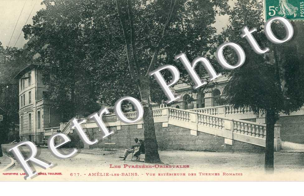 Vue extieure des thermes Romains