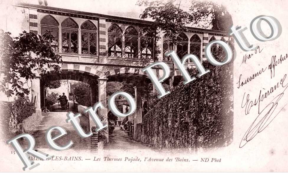Les Thermes Pujade, Avenue des Bains