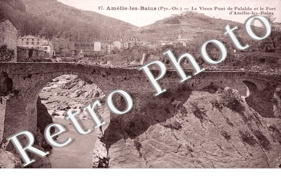 Le vieux pont de Palalda et le fort