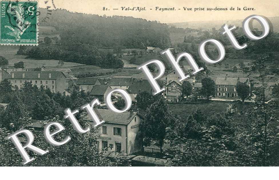 Vue prise au dessus de la Gare