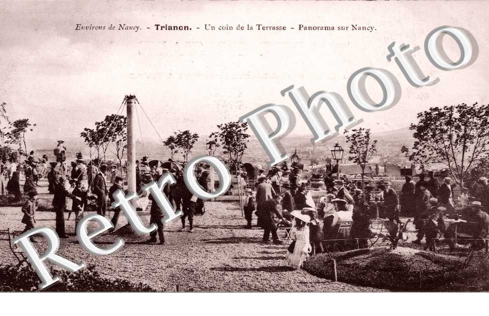 Trianon, Coin de la Terrasse, Panorama sur Nancy