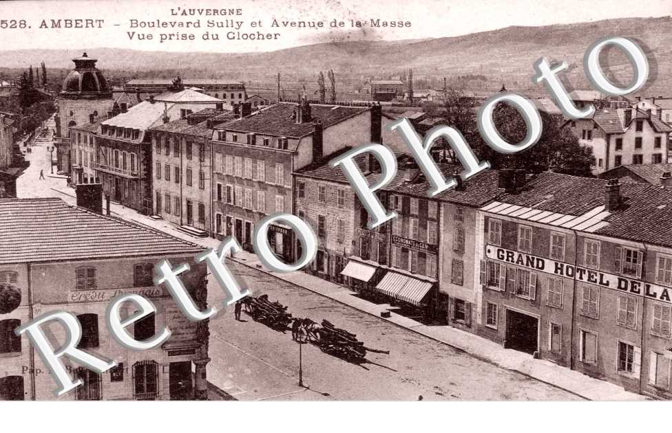 Boulevard Sully et Avenue de la Masse, Vue prise du Clocher