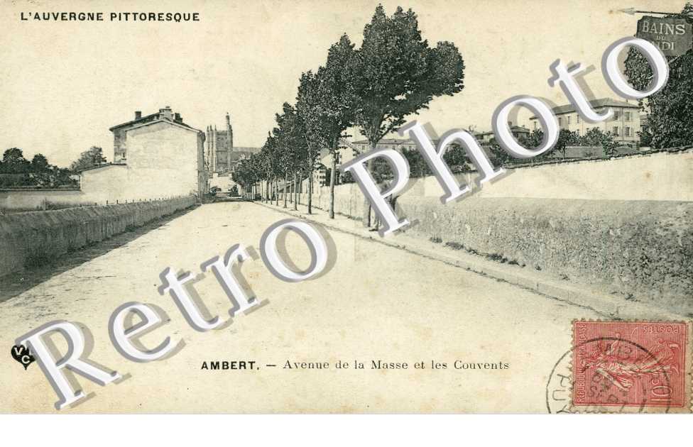 Avenue de la masse et les couvents