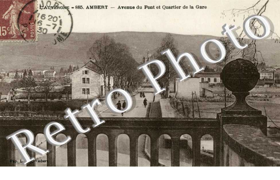 Avenue du Pont et quartier de la gare
