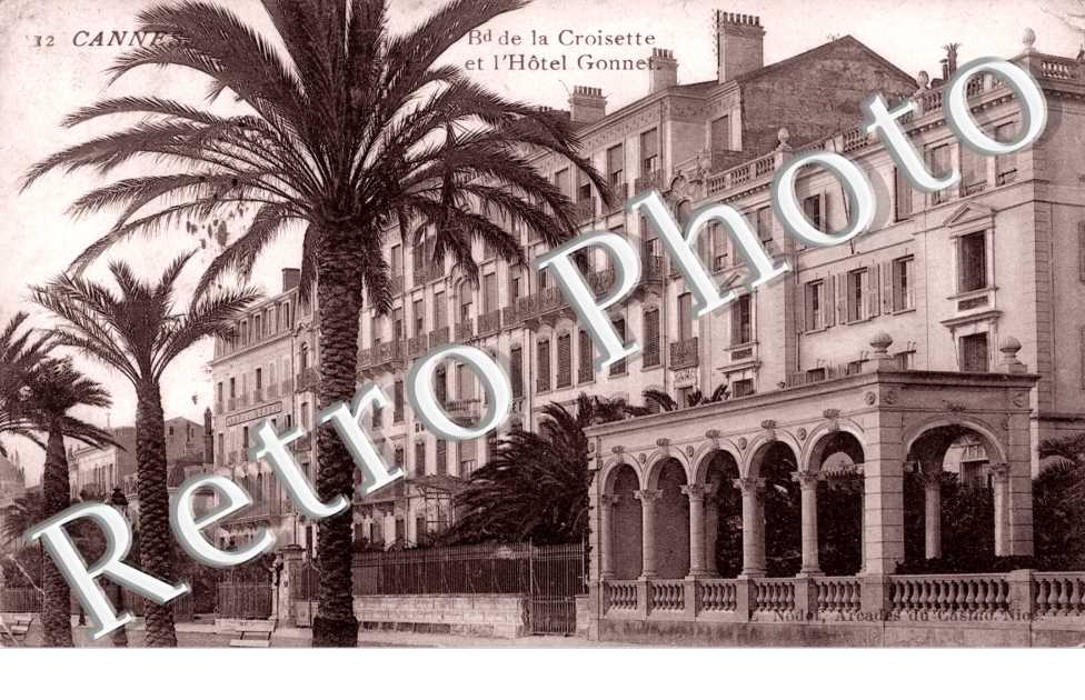 Boulevard de la Croisette et l&#039;Hotel Gonnet