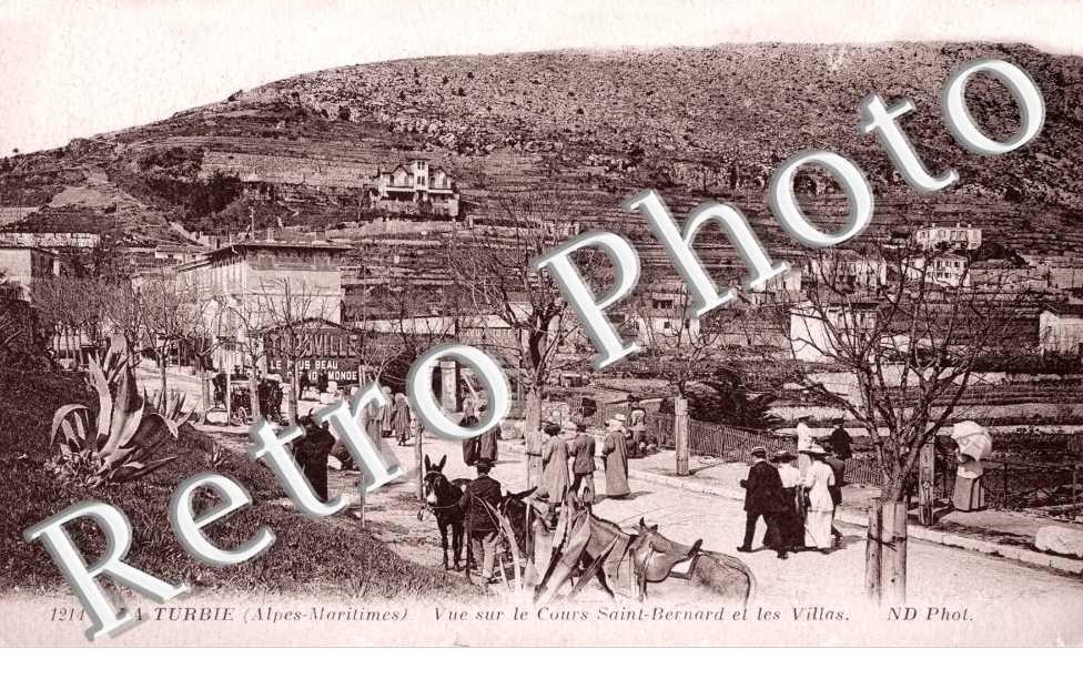 vue sur le cours St Bernard et les Villas
