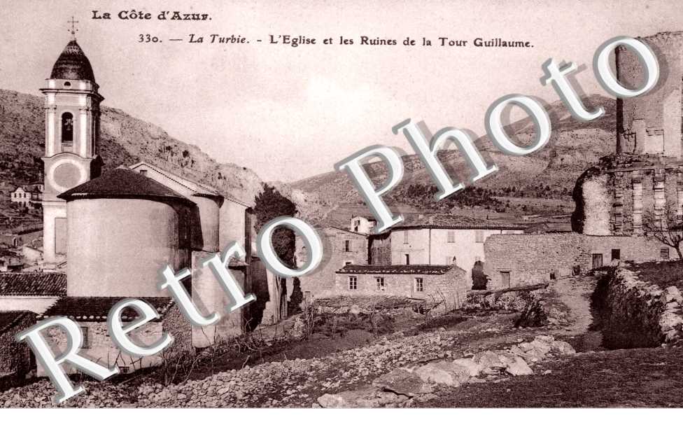 L'Eglise et les ruines  de la tour Guillaume