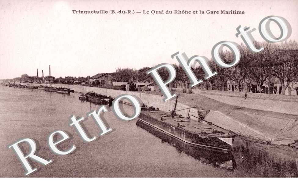 Trinquetaille, Le Quai du Rhone et la Gare Maritime