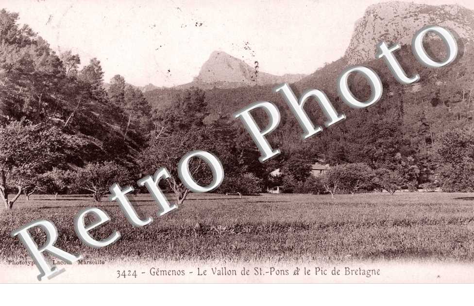 Le vallon de st-Pons et le pic de Bretagne