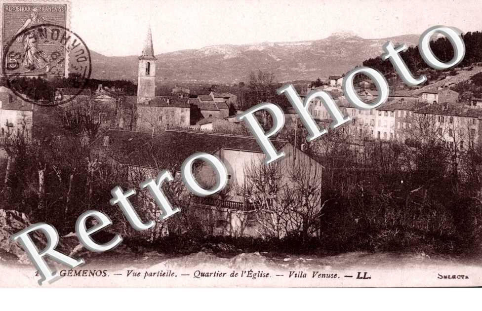 Vue partielle - quartier de l&#039;eglise - villa venuse
