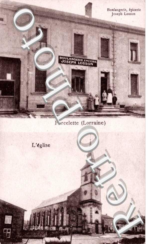 Boulangerie, Epicerie Joseph Losson, Eglise