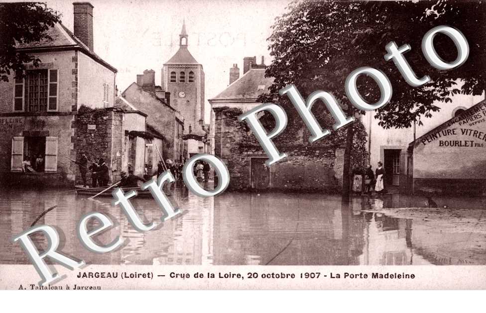 crue de la Loire, 20 octobre 1907, la porte Madeleine