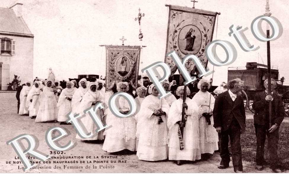 les fetes d&#039;inauguration de la statue de notre dame des naufrages de la pointe du raz