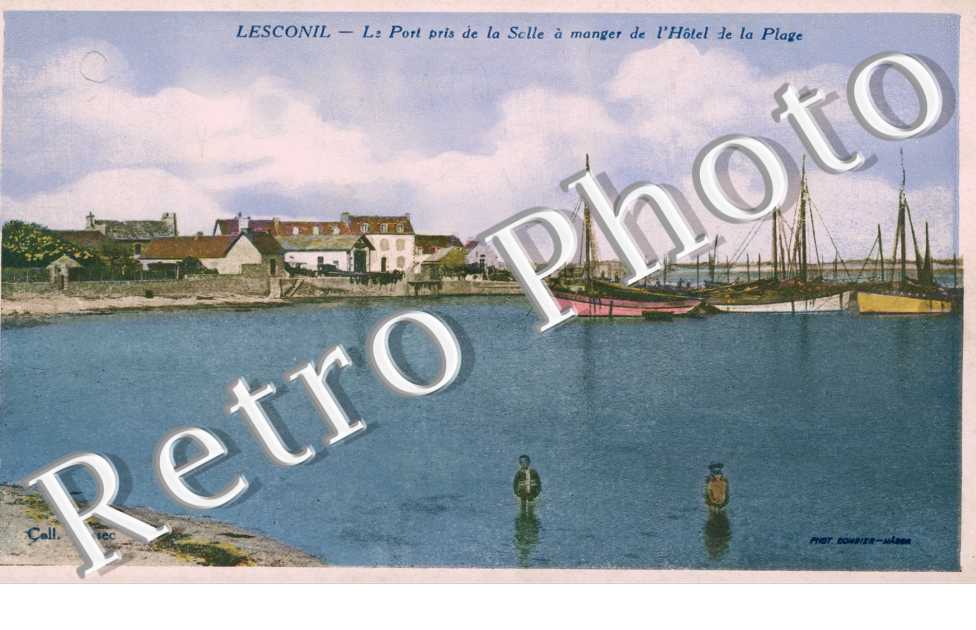 LESCONIL  -  le port pris de la salle a manger de l&#039;hotel de la plage