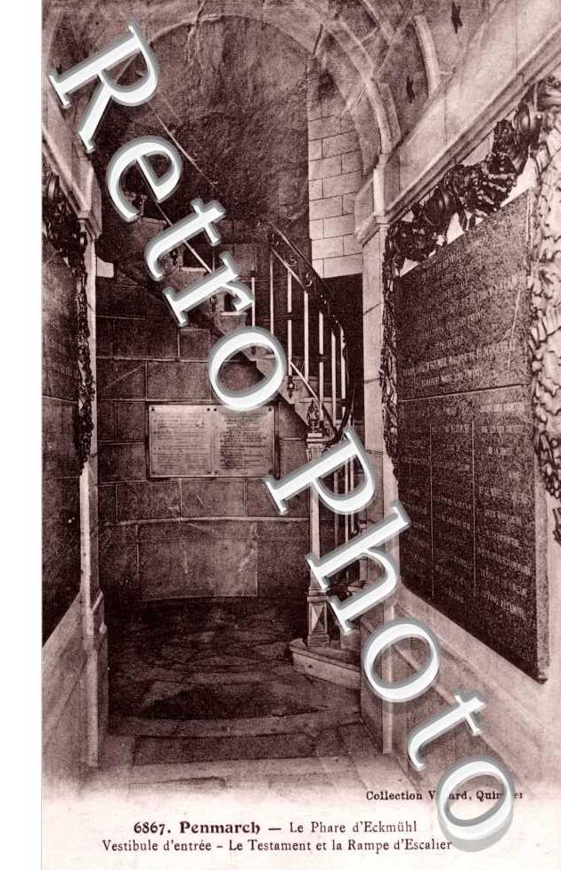 Le Phare d&#039;Eckmuhl, Vestibule d&#039;entree, le Testament et la Rampe d&#039;escalier