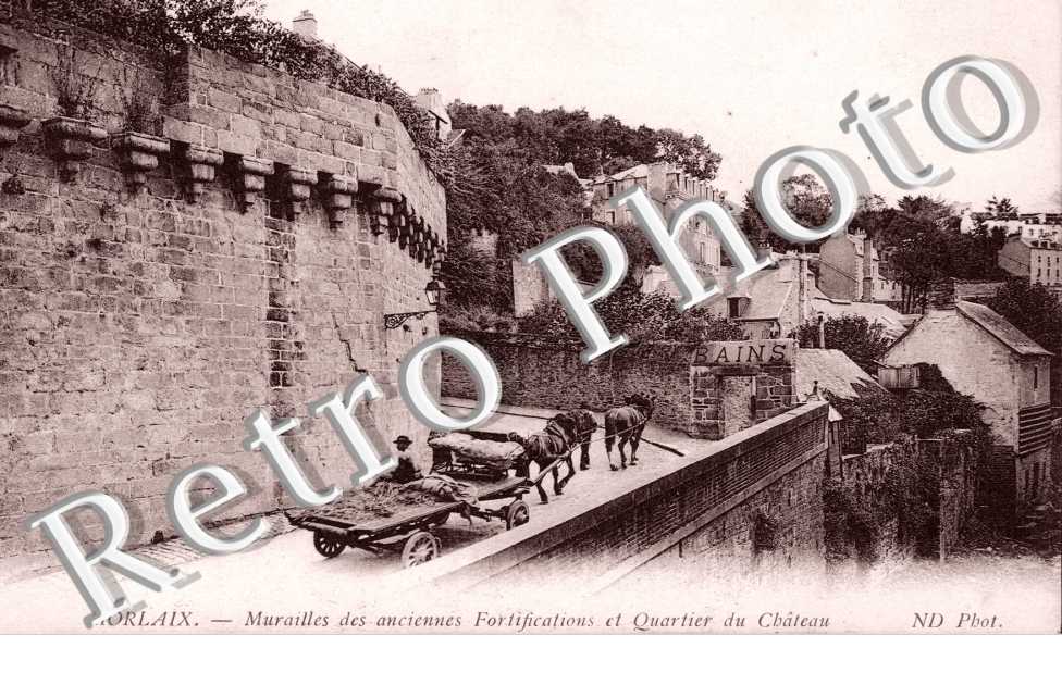 Murailles des anciennes fortifications et Quartier du Chateau