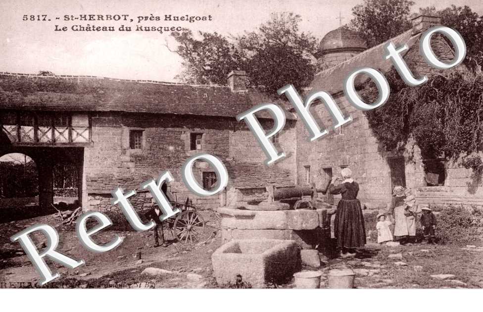 Saint Herbot, le chateau du Rusquec