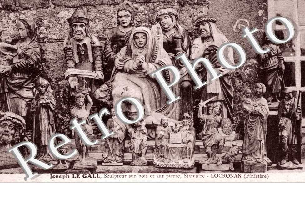 Joseph Le Gall sculpeteur sur bois et pierre. Statuaire
