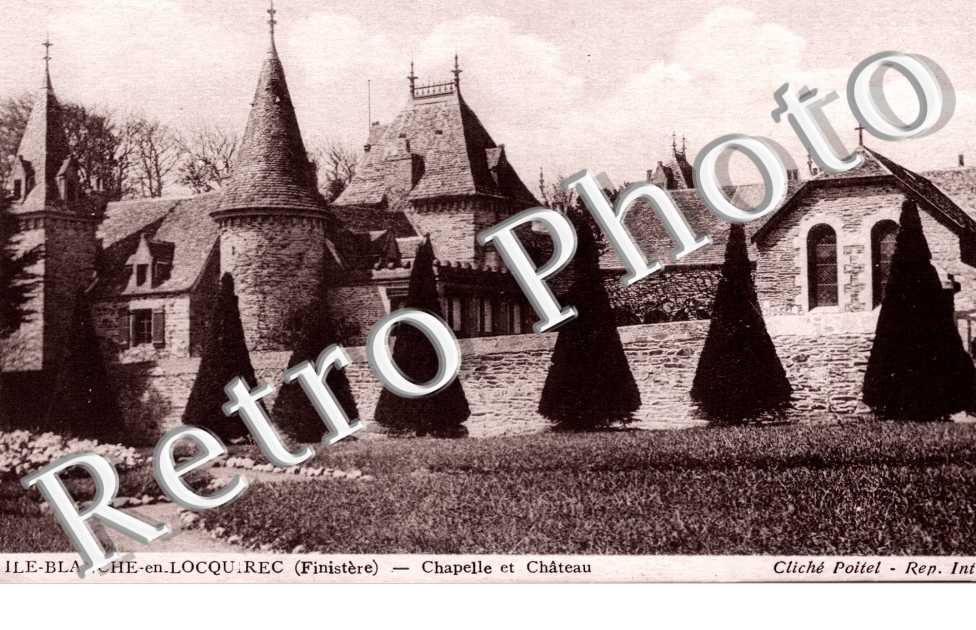 Ile Blanche en Locquirec - Chapelle et chateau