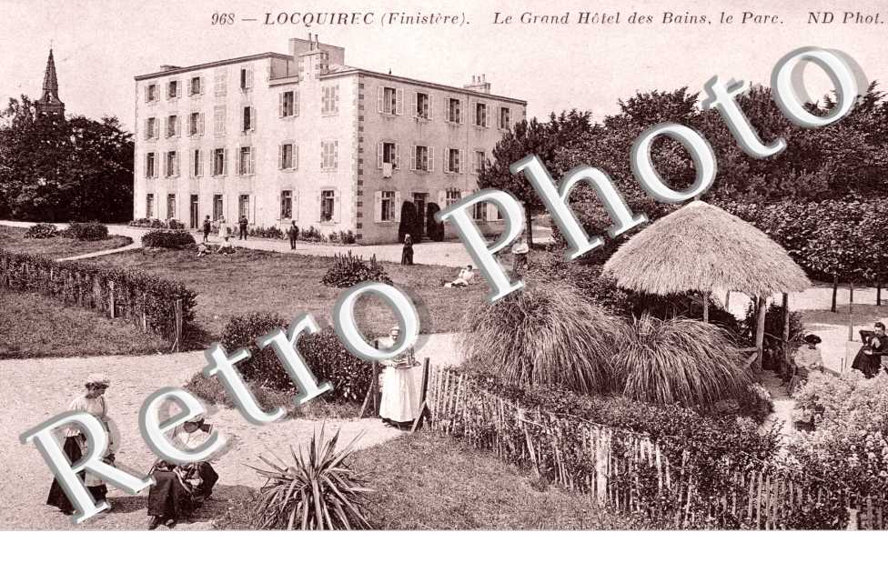 le grand hotel des bains, le parc