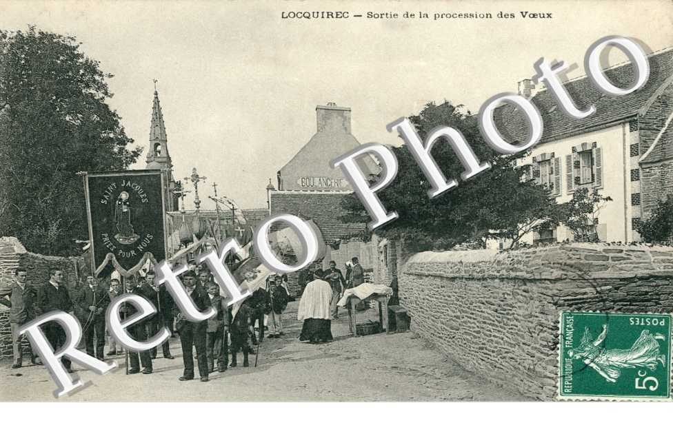 sortie de la procession des voeux