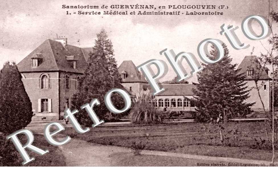 Sanatorium de Guervenan service medical et administratif  laboratoire