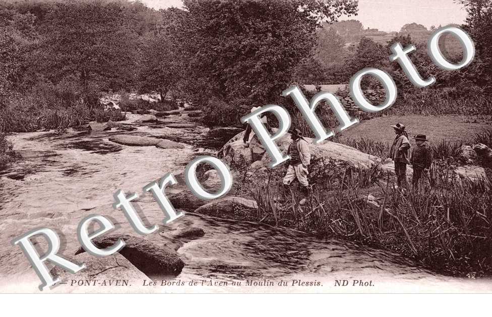 les Bords de l'Aven au Moulin du Plessis