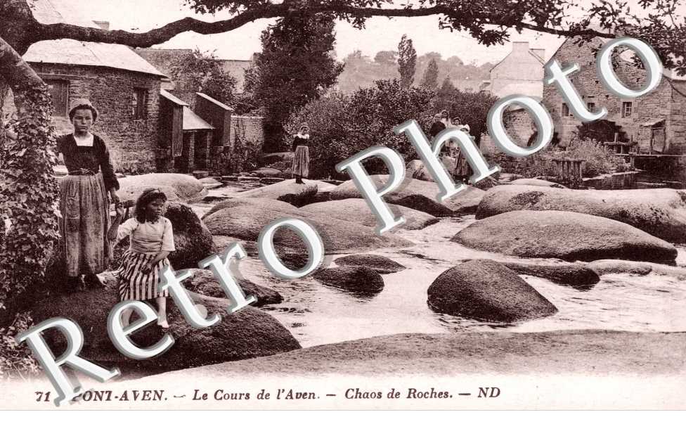 le cours de l'Aven, chaos de roches