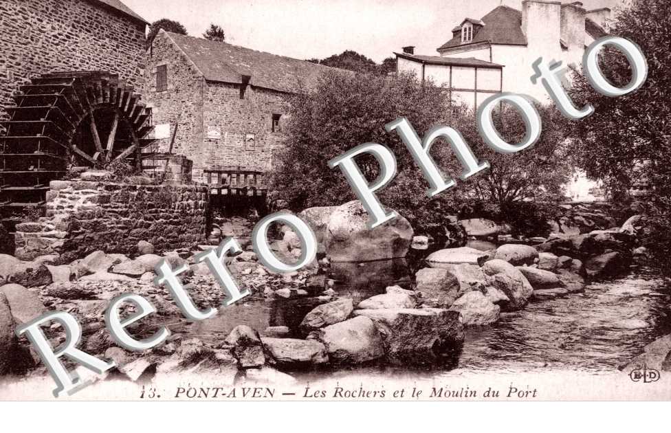 Rochers et le Moulin du Port