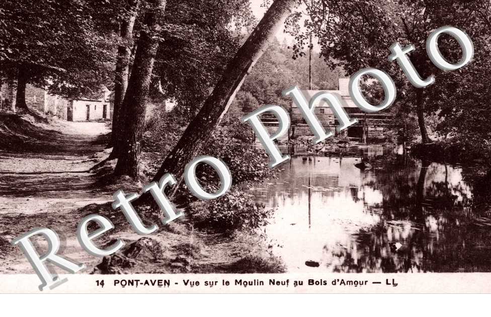 vue sur le Moulin Neuf au Bois d'Amour