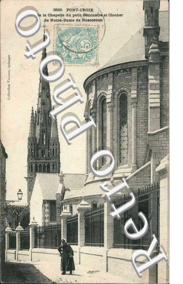 Abside de la Chapelle du Petit Seminaire et clocher de notre dame de roscordon