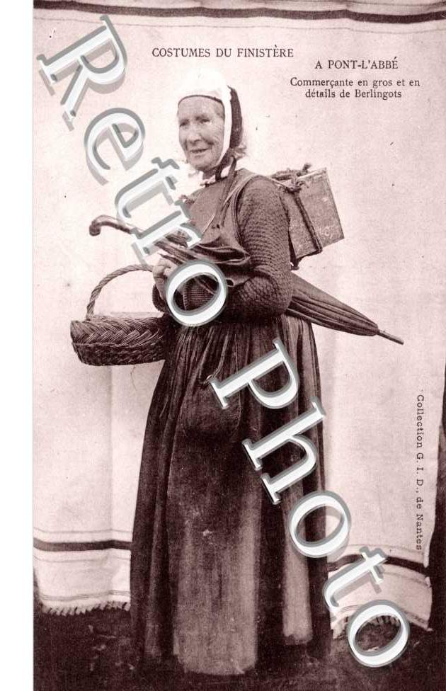 Costumes du Finistere, commercante