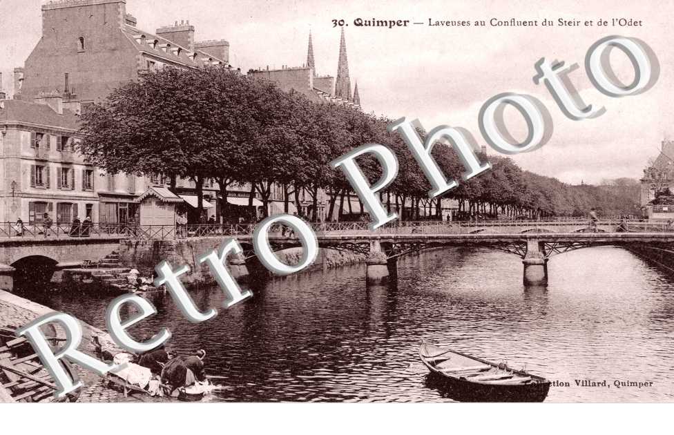 Laveuses au confluent du Steir et de l&#039;Odet