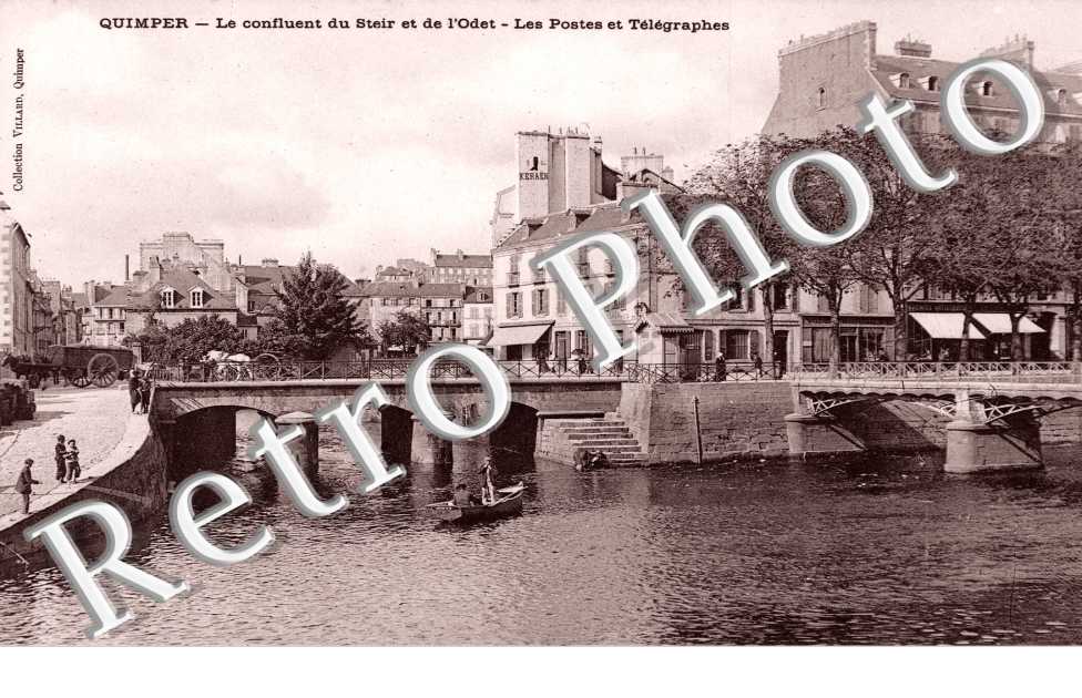 Le Confluent du Steir et de l&#039;Odet, les Postes et Telegraphes