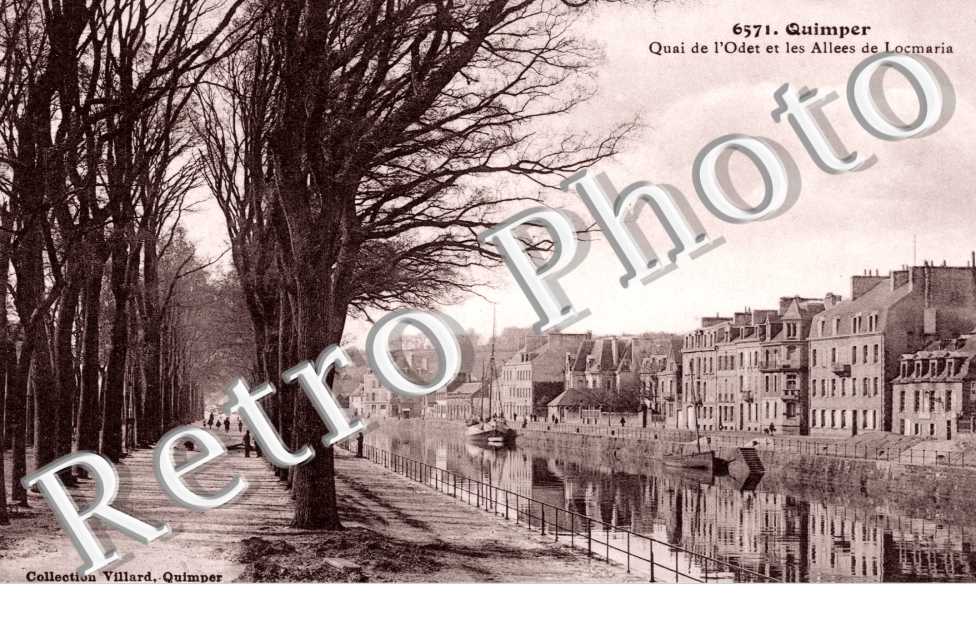 quai de l&#039;Odet et les Allees de Locmaria