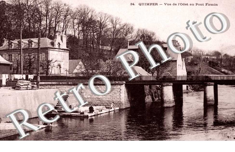 Vue de l&#039;Odet au Pont Firmin