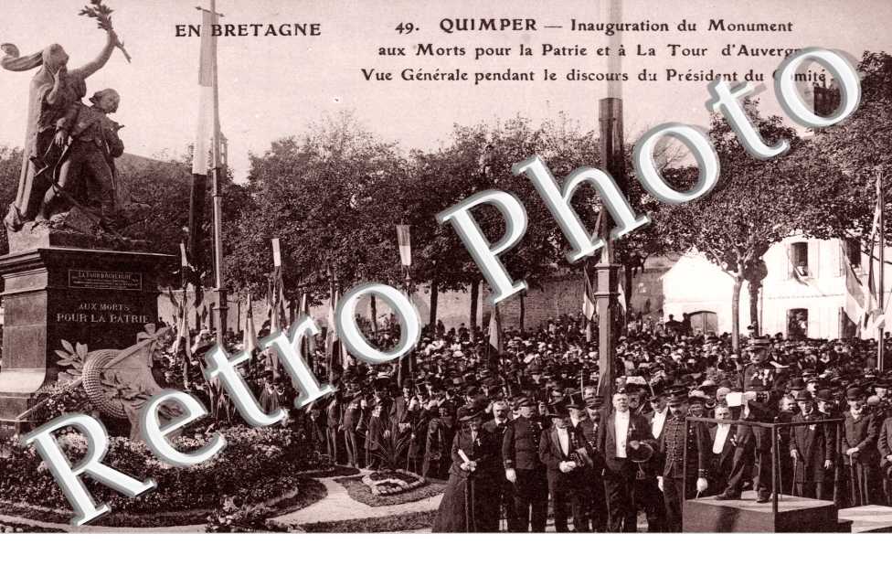 Inauguration du monument aux morts