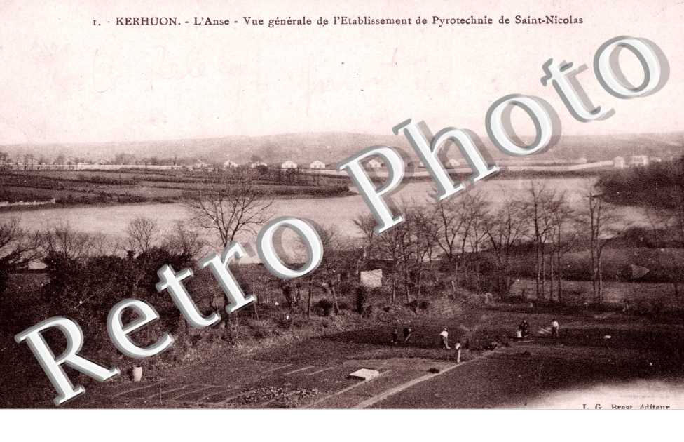KERHUON. vue generale de l&#039;Etablissement de Pyrotechnie de Saint Nicolas