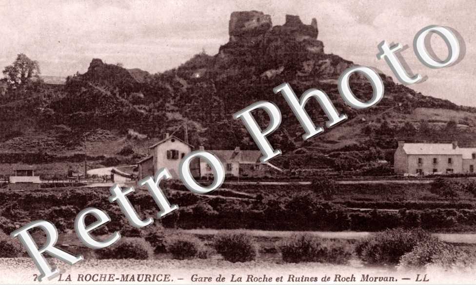 Gare de la Roche et Ruines de Roch Morvan