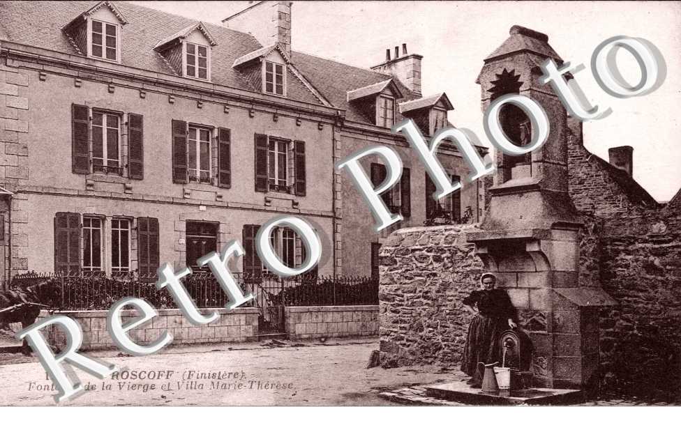 Fontaine de la Vierge et Villa Marie Therese