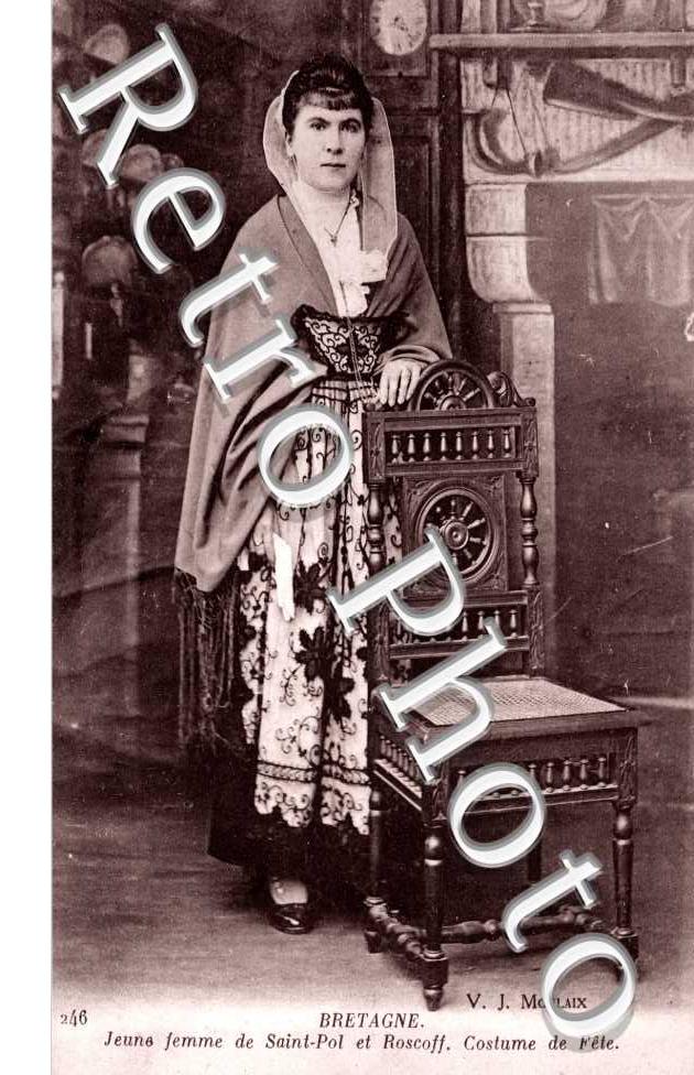 Jeune femme de Saint Pol, Costume de Fete