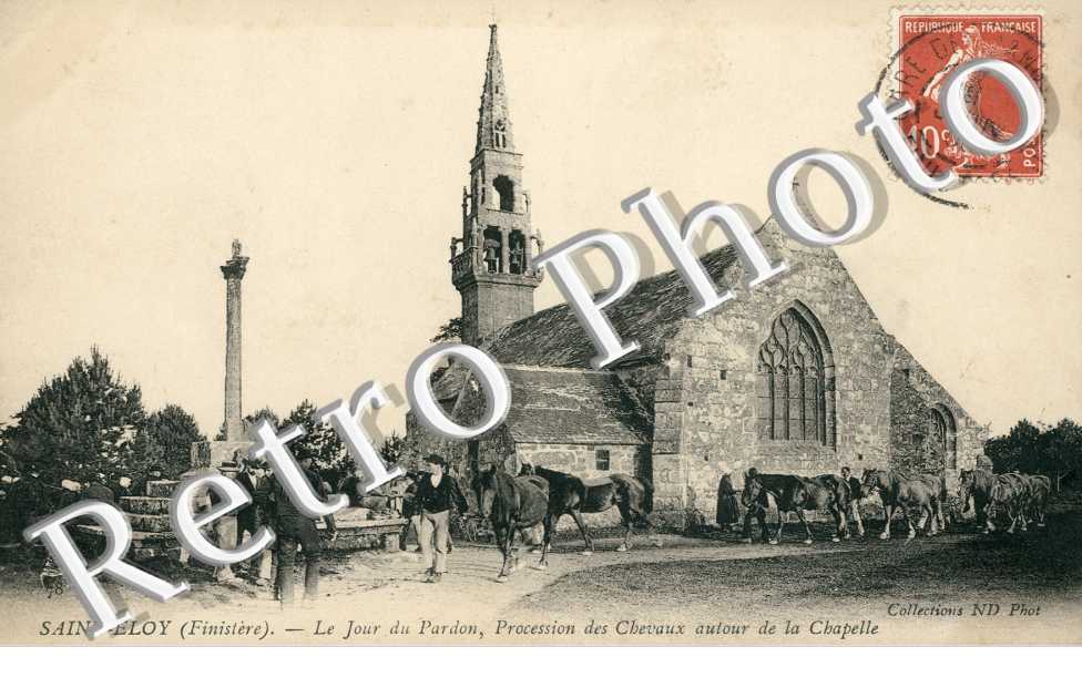 Le Jour du Pardon, Procession des Chevaux autour de la Chapelle