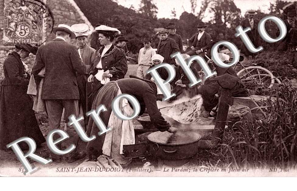 le pardon, la crepiere en plein air